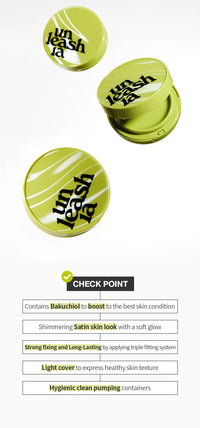 UNLEASHIA Healthy Green Cushion - beautybuddy.nl