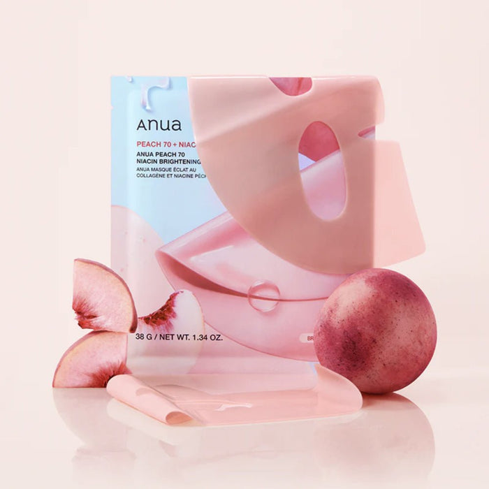 Anua Peach 70 Niacin Brightening Collagen Mask - beautybuddy.nl