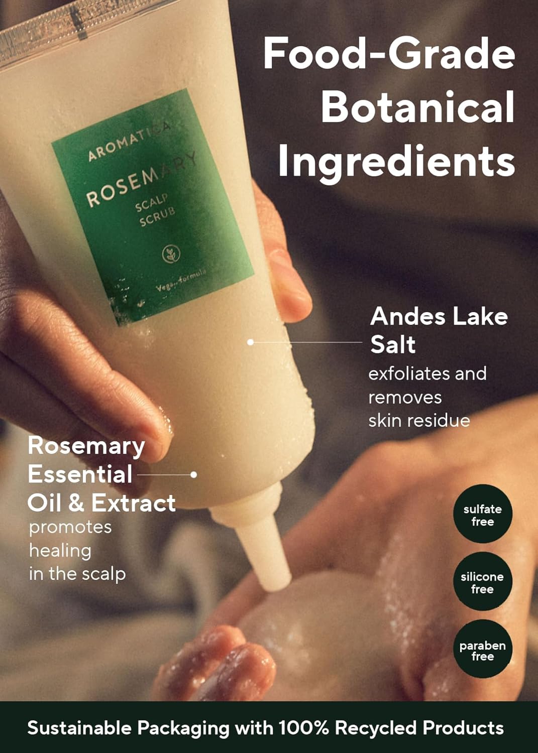 AROMATICA Rosemary Scalp Scrub - beautybuddy.nl