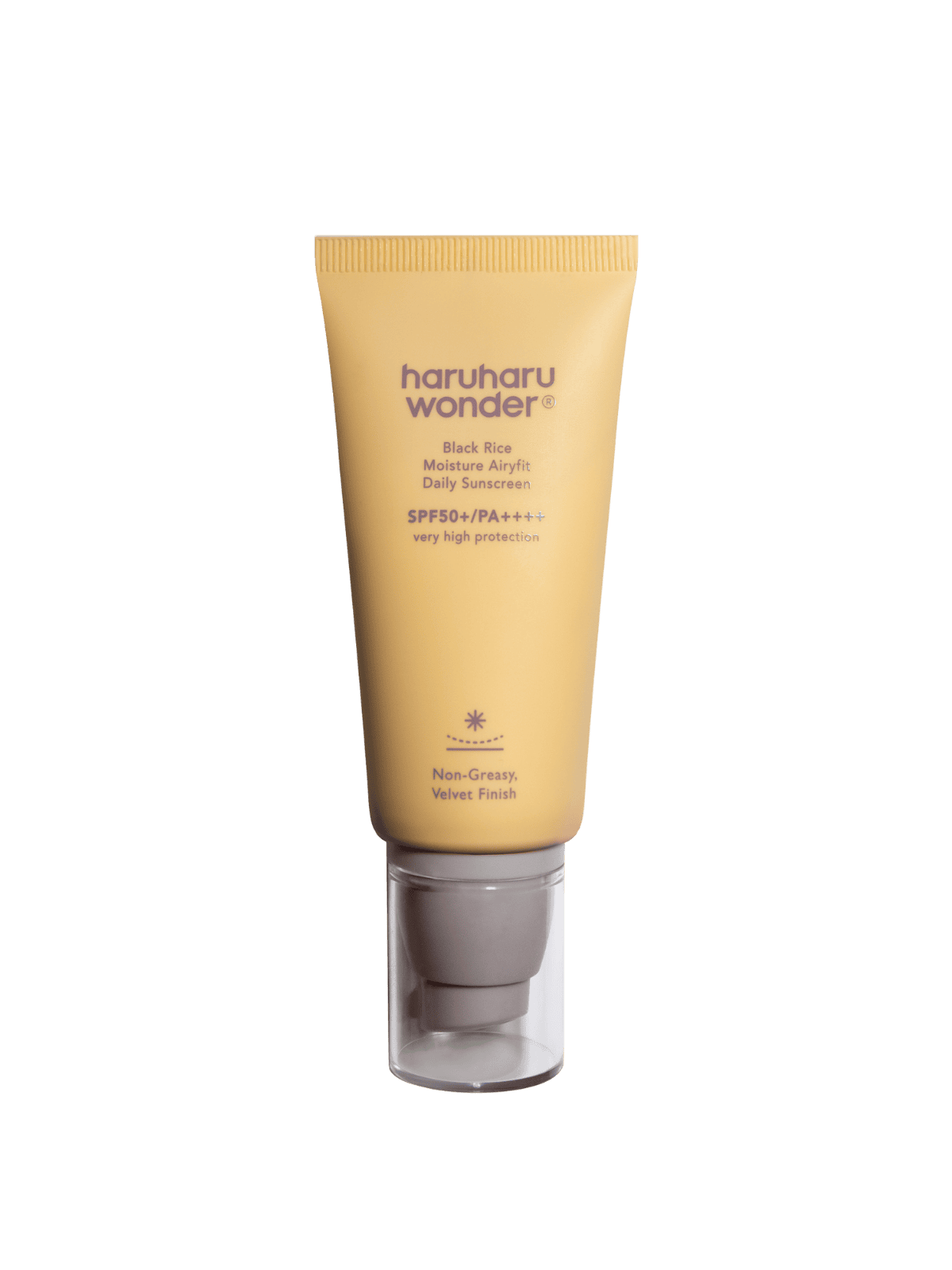 HARU HARU WONDER Black Rice Moisture Airyfit Daily Sunscreen SPF 50+ PA++++ - beautybuddy.nl