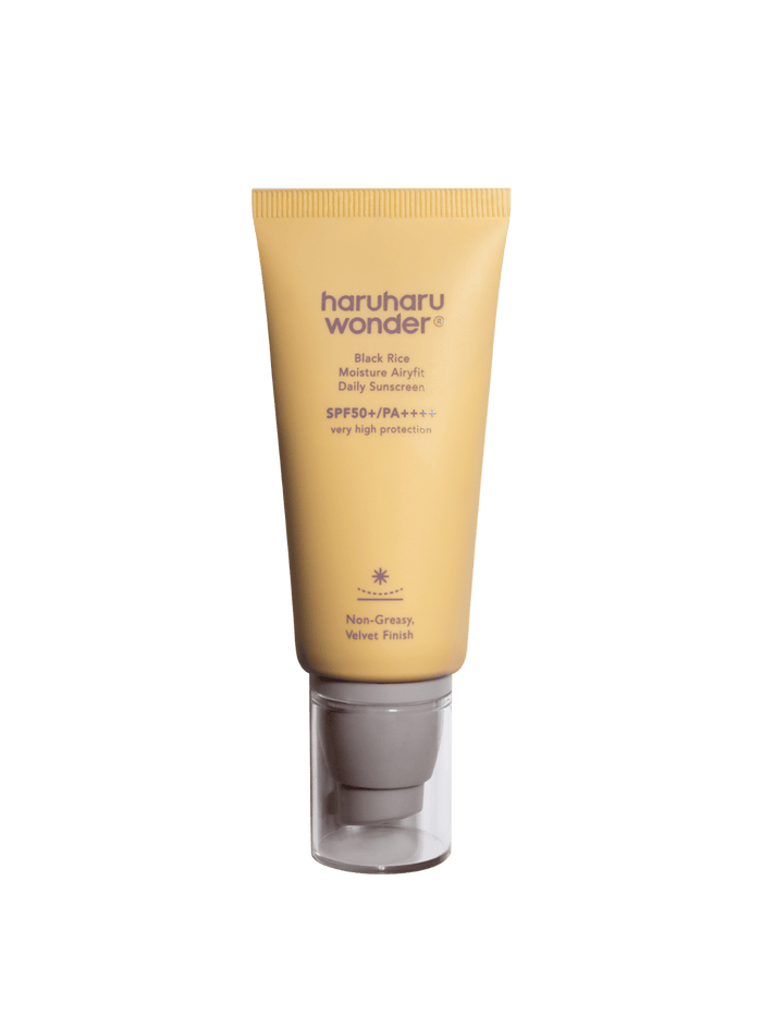 HARU HARU WONDER Black Rice Moisture Airyfit Daily Sunscreen SPF 50+ PA++++ - beautybuddy.nl