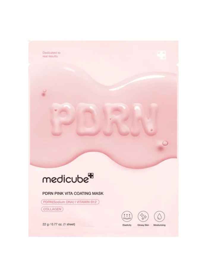 Medicube PDRN Pink Vita Coating Mask (1pcs) - beautybuddy.nl