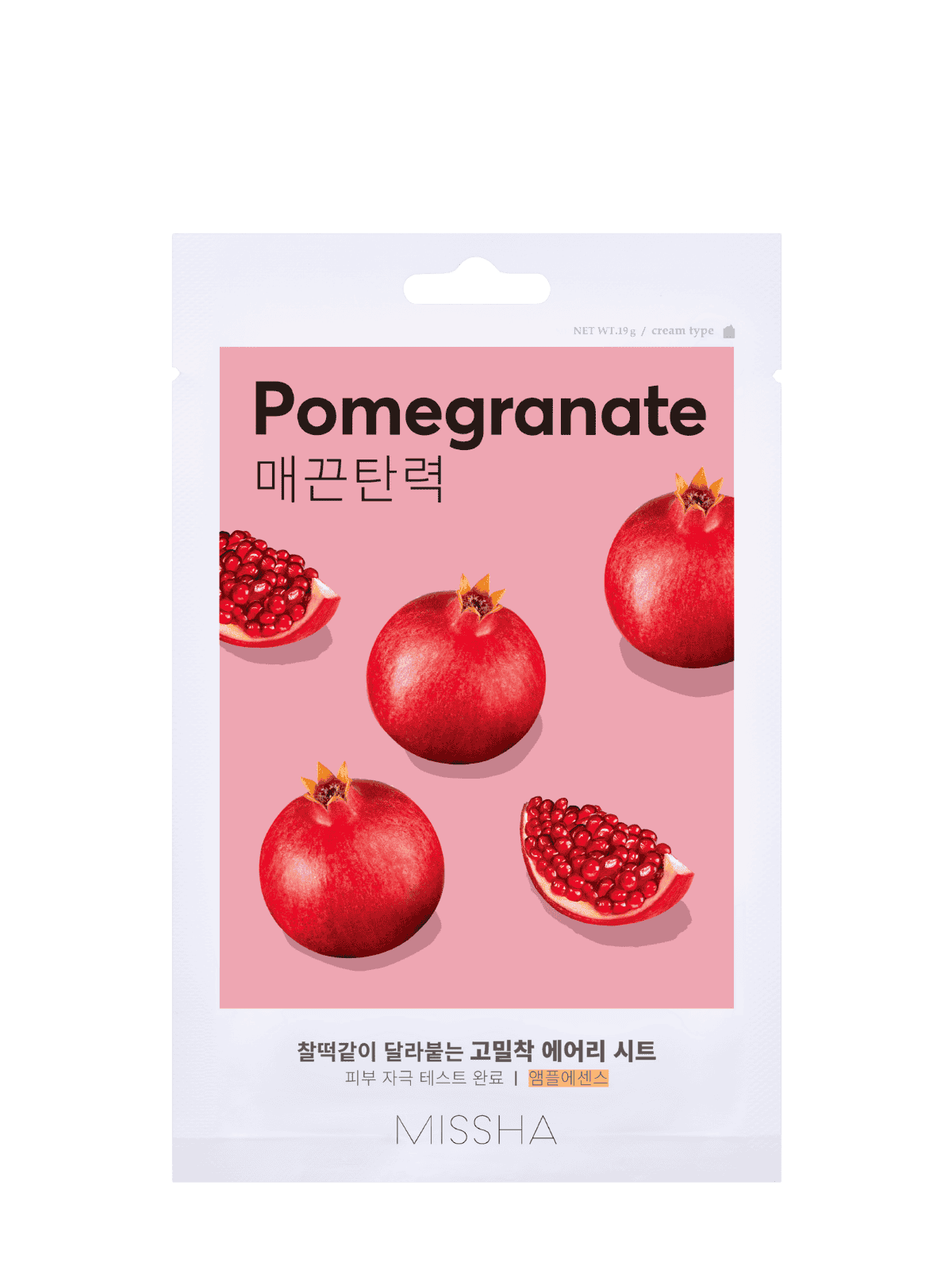 MISSHA Airy Fit Sheet Mask (Pomegranate) - beautybuddy.nl