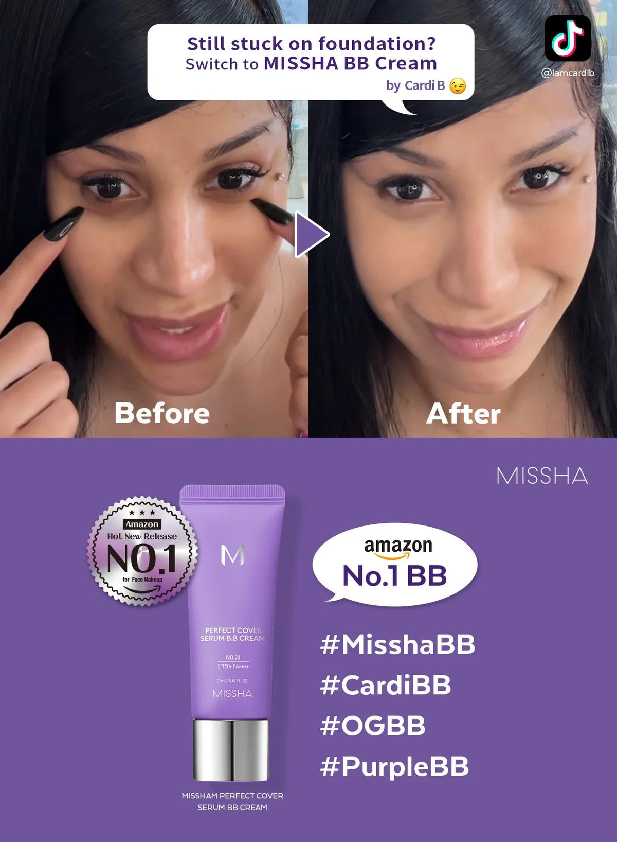 MISSHA M Perfect Cover Serum BB Cream (20ml) - beautybuddy.nl