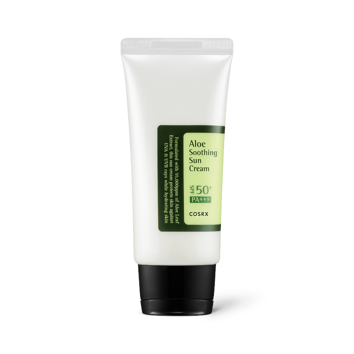COSRX Aloe Soothing Sun Cream SPF50+ PA+++ - beautybuddy.nl