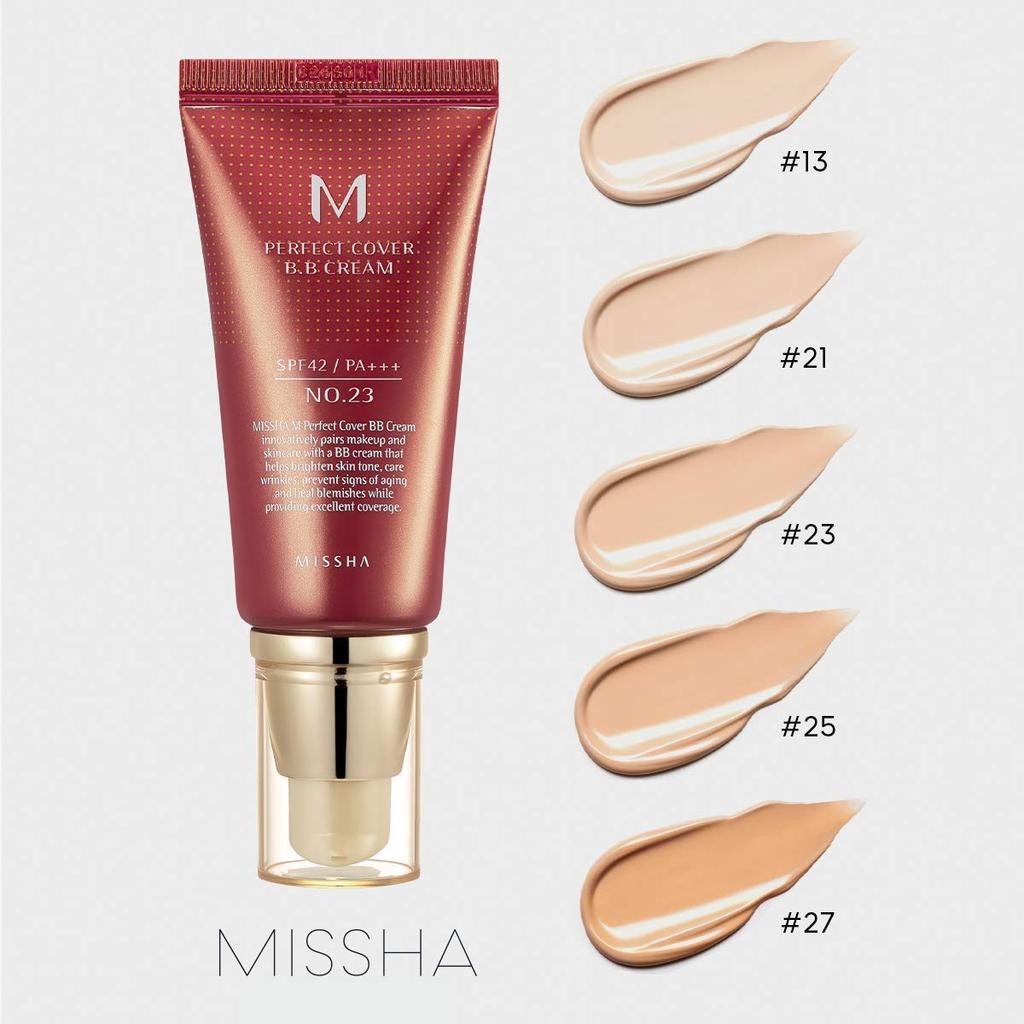 MISSHA M Perfect Cover BB Cream SPF42/PA+++ 50ml (NEW) - beautybuddy.nl