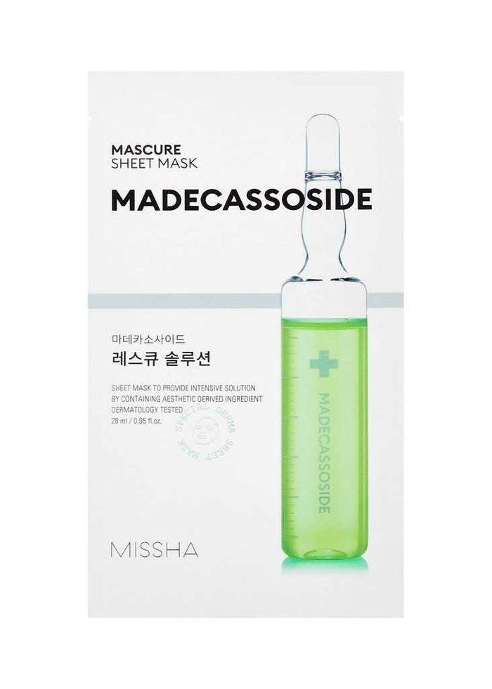 MISSHA Mascure Rescue Madecassoside Sheet Mask - beautybuddy.nl