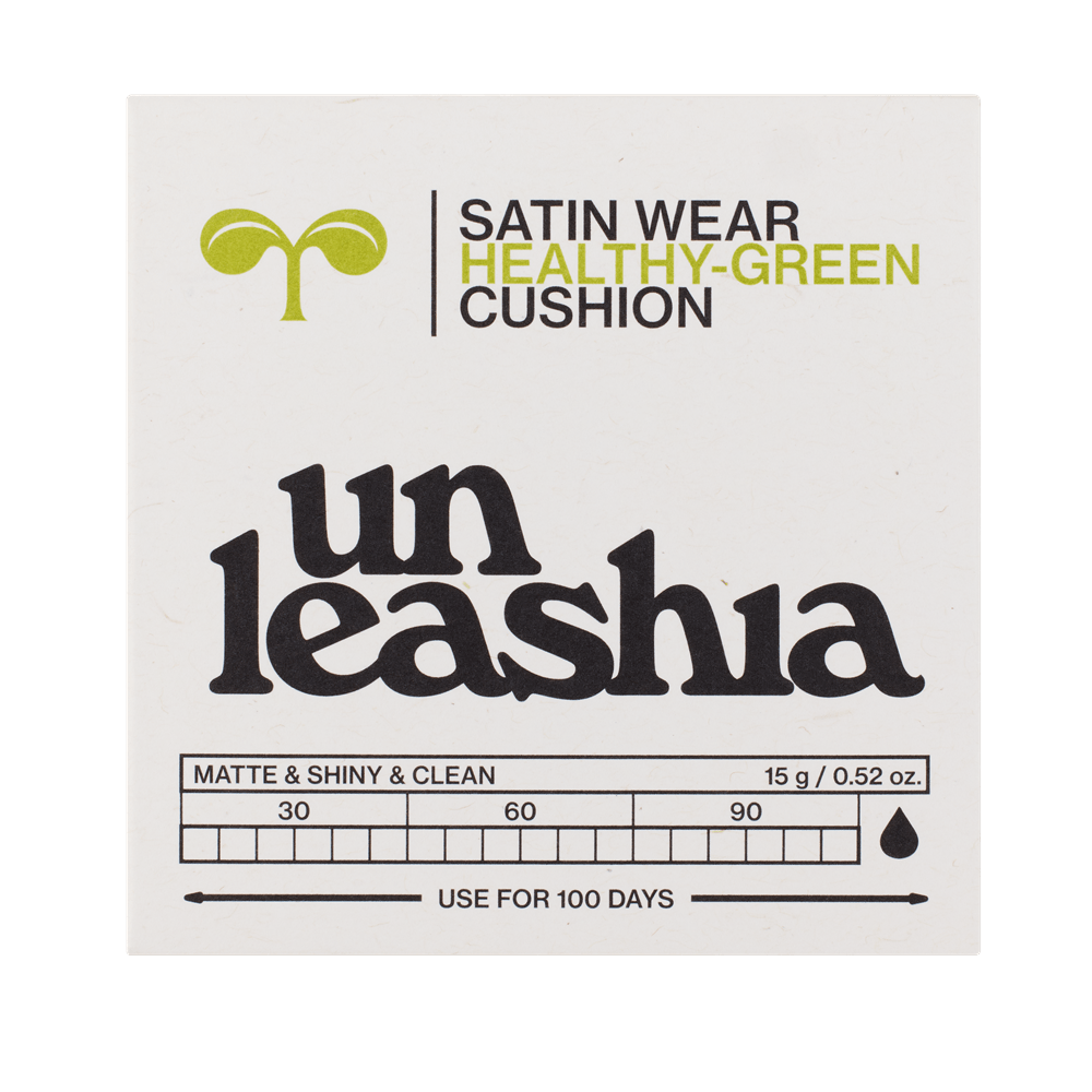 UNLEASHIA Healthy Green Cushion - beautybuddy.nl